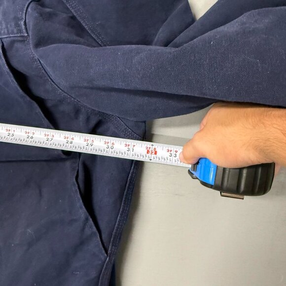 Vintage Carhartt Jacket Mens 2XLT Blue Duck Canvas Blanket Lined C52MDT - Picture 6 of 6